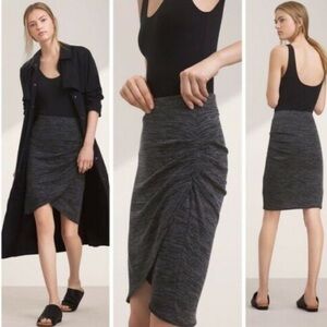 Aritzia Wilfred Free Tyra Faux Wrap Skirt